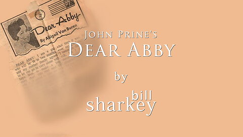 Dear Abby - John Prine (cover-live by Bill Sharkey)