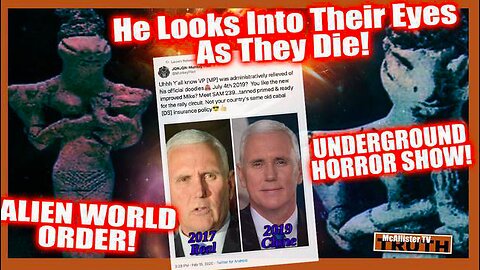 PART 32- CH21 THE LIZARDS AMONG US! PENCE CLONE! DULCE HORROR SHOW! BUSH FUNERAL FLASHBACK!