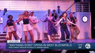 "Anything Goes" opening tonight at Berman Center