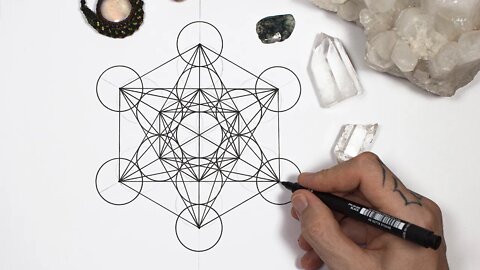 How to Draw Metatron's Cube | Sacred Geometry Drawing Tutorial
