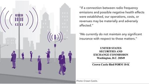 IF 5G IS SO SAFE 🤔 THEN WHY DO WIRELESS COMPANIES WARN THEIR SHAREHOLDERS BUT NOT CONSUMERS