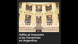 El Senado argentino convierte en ley la reforma del Impuesto a las Ganancias