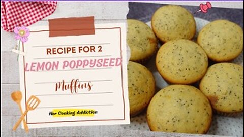 Lemon Poppyseed Muffins so easy!