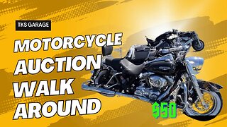 Motorcycle Auction Walk Around