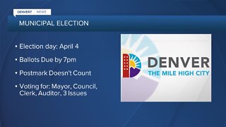 Today is last day to mail ballot for Denver election