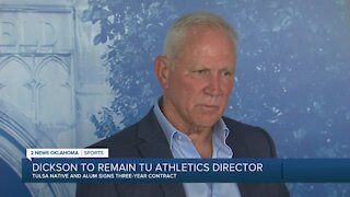 Dickson to remain TU athletics director