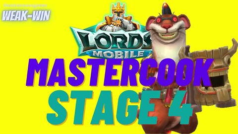 Lords Mobile: Limited Challenge: Mastercook - Stage 4