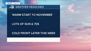 Warm start to November