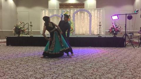 Bride And Brother Pull Off Epic Wedding Dance Routine