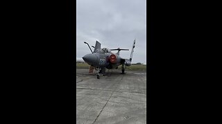 Wing folding on a Buccaneer