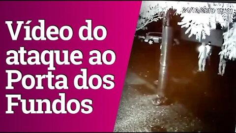 VÍDEO mostra ataque a sede do Porta dos Fundos no Rio de Janeiro
