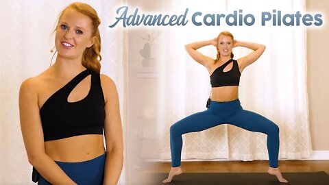 🔥 Cardio Pilates Challenge Fat Burning Sculpt 🔥 Slim Waist, Total Body Workout, At Home No Equipment