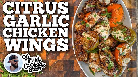 CJ's Citrus Garlic Chicken Wings | Blackstone Griddles