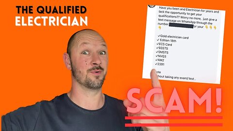 Scam Qualifications To Become an Electrician FAST! 😲