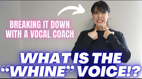 The "Whine" Voice in Singing | Vocal Coach Breaks it Down!