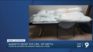 Border Patrol prevents 125 pounds of meth from entering black market