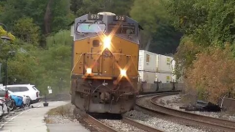 CSX M415 Manifest Mixed Freight Train from Harpers Ferry, West Virginia October 6, 2023