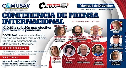 🎥 Conferencia de prensa Internacional COMUSAV⭐Torreón, Coahuila.México