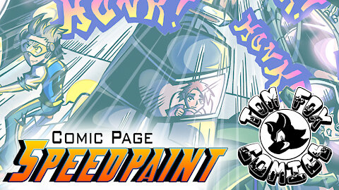 Aerodynamic Page 13 - Webcomic Speedpaint - TomFoxComics