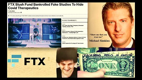 Blood Money Sam Bankman Fried Michael Simkins Expose Why FTX Funded Fake Studies To Hide Covid Cures