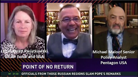 Lt Col Karen Kwiatkowski US AF and NSA: Point of no Return – Woke West and Former Ukraine Update