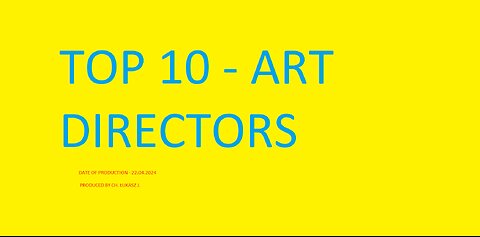 TOP 10 - ART DIRECTORS