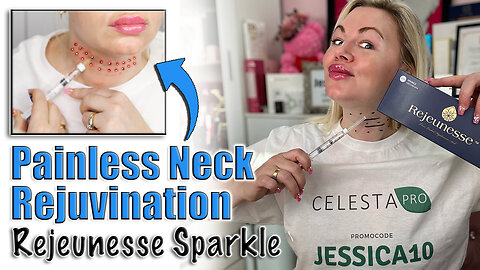 Painless Neck Meso Therapy with Rejuenesse Sparkle, Celestapro | Code Jessica10 Saves you money