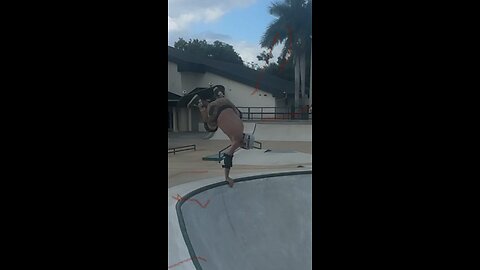 Almost a hand plant