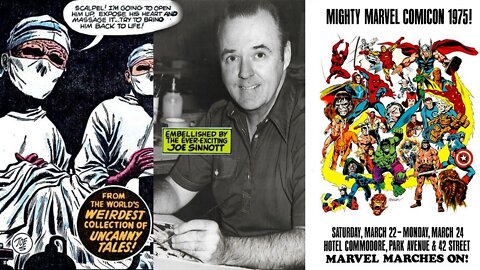 STAN LEE Wrote HORROR Comics? JOE SINNOTT On Working For MARVEL -ATLAS Remembering MARVEL COMICS CON