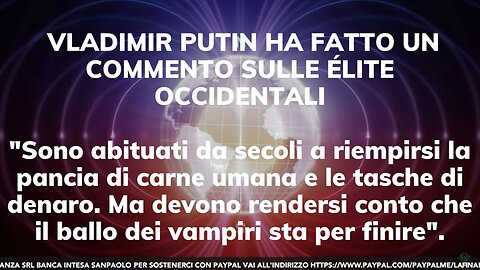 Putin: Il Ballo dei Vampiri sta finendo ITALIANO E RUSSO
