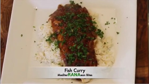 Quick & easy fish curry and rice recipe tutorial