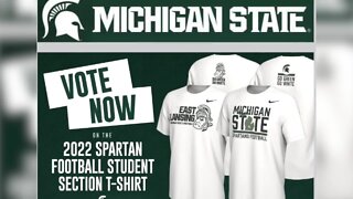 Michigan State wants football fans to vote on student section T-shirt