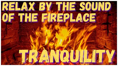 Sound of relaxing fireplace! Rest immediately! Sleep, meditate, study, and pray!