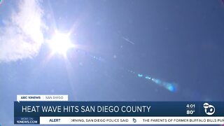 Heat wave hits San Diego County