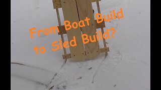 From Boat Build to Snow Sled Build: Texas Weather! - From February 2021