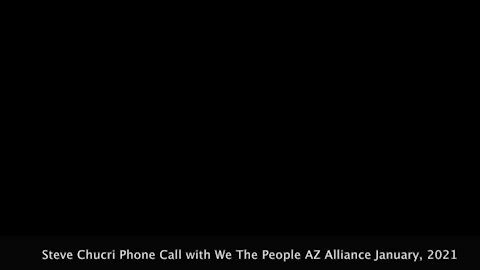 Former Maricopa County Supervisor Steve Chucri January Conversation With We The People AZ Alliance