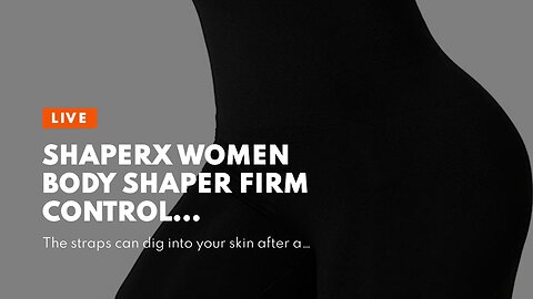 SHAPERX Tummy Control Shapewear for Women Seamless Fajas Bodysuit