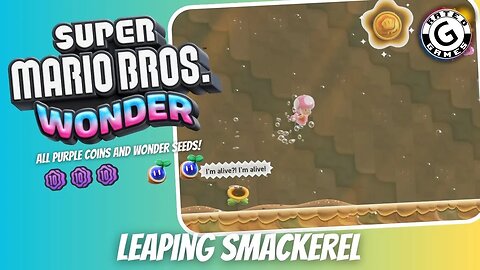 Super Mario Bros Wonder - Leaping Smackerel