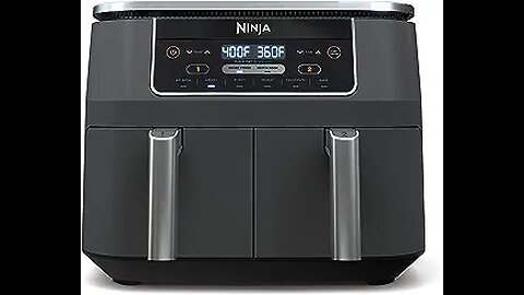 Ninja DZ201 Foodi 8 Quart 6-in-1 DualZone 2-Basket Air Fryer with 2 Independent Frying