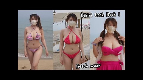 [vlog] My First Bikini, Beachwear LookBookㅣWhich one is your fav?