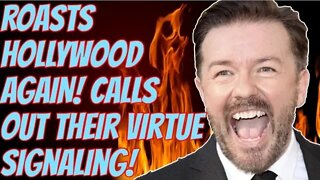 Ricky Gervais Reveals Why He SLAMMED Woke Hollywood's Hypocrisy at Golden Globes