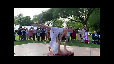 Acro Yoga Wedding Performance
