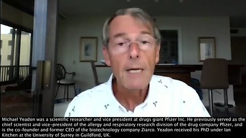 Michael Yeadon | "We're In the Middle of the Biggest Crime In History, And Will Involve Killing Millions, If Not Billions of People. It is Long Planned." - Michael Yeadon (Scientific Researcher And a Vice President At Pfizer)