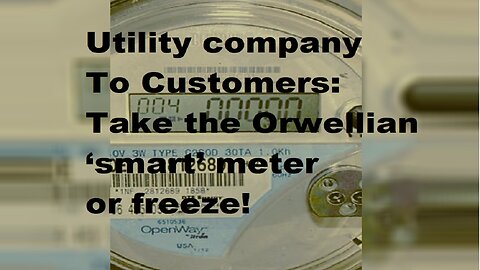 Utility Company To Customers: Take the Orwellian ‘smart’ meter or freeze!