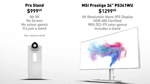 MSI Throws Shade At Apple's $1000 Pro Stand And It's Amazing