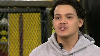 Saint Francis High School student Angelo Pettis is the newest MMA fighter