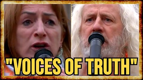Clare Daly, Mick Wallace SPIT FIRE at Day X Protest