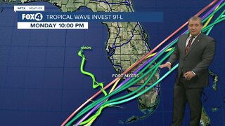 Tropical system to bring heavy rainfall on Friday into Saturday