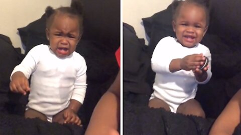 Baby "Miraculously" Stops Crying After Getting A Cookie