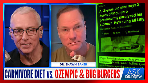 Ozempic vs. The Carnivore Diet: Dr. Shawn Baker on GLP-1, Healthy Meats & Bug Burgers – Ask Dr. Drew